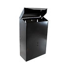 Gibbw11 Gibraltar Black Metal Upright Mailbox