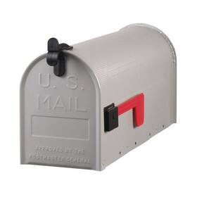 St1000am Gibraltar 12665040 Mailboxes Grayson Rural Mailbox Galvanized Steel