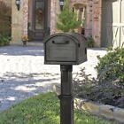 Gibraltar Mailboxes Grand Haven Extra Large Plastic Mailbox And Post Combo