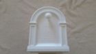 Gibraltar Mailboxes Laurel Decorative Arctic White Plastic Post-mount Mailbox 046462009533