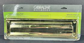 Msk000b Gibraltar Mailboxes Brass Mail Slot Hardware Included