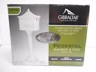 12141l Gibraltar Post-mount Mailbox Pedestal White