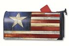 Gift American Weatherproof Mailbox Flag Patriotic Barn Outdoor Cover Wrap Star