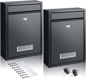 Gisafai-mailboxes-76 Gisafai 711181032741 2 Pcs Mailboxes For Outside Wall Mount Large Donation Suggestion Box