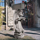Giz-ng32475-mo Gothic Gargoyle Mailbox Post Statue Halloween Dragon Tall Home Yard