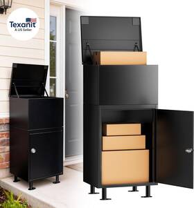 Ns-pk16b Goodhope Parcel Drop Boxes For Outside Extra Large Package Delivery With Secure St