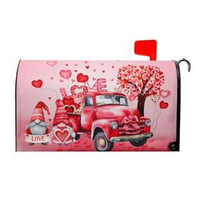 Qfpqfp8eztk1p Granbey Happy Valentines Day Mailbox Cover Large Size 21 Inch X18 Red Truck Heart