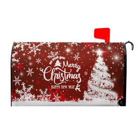 Qfpqfp8ssdrnh Granbey Merry Christmas Mailbox Covers Christma Tree Mail Box Magnetic Standard