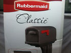 Gray-cl100 Classic Rubbermaid Mailbox Door Combo Double Plastic Post