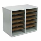 Saf9420gr Gray Sections Fiberboard Sorter Safco 12 Literature