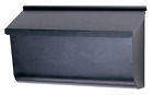 L4010wb0 Group Extra Horizontal Large Mailbox Solar Wall Black Mount