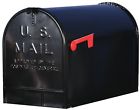 St200b00 Group Fast Black Rural Jumbo Shipping Solar Free Mailbox Steel