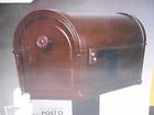 Abh069l Grove Gibraltar Vein Copper High Post-mount Steel Mailbox