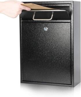 P0054 Gtlight Kyodoled Steel Key Lock Mail Boxes Outdoor Locking Wall Mount Mailbox Security