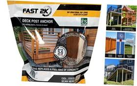 732470-200541 H.b. Fuller Fast 2k Expanding Foam Concrete Alternative For Deck 1l Bag Post Mix