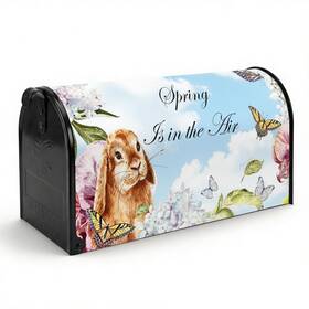 Yxt-hb-251224 Habbiful Yxt-et-02 Easter Mailbox Cover Magnetic For Postbox Rabbit Flower Butterfly Post