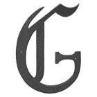 Ham-24-g-b Montague Metal Home Accent Monogram Black