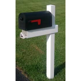 Handy Post 313029735700 54 In X 24 5 Adjustable Arm Mailbox Sleeve White With Large Ne