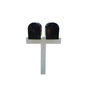 Hp-1w2 Handy Post Sleeve Mailbox Vinyl Corrosion Resistant Paintable/stainable White