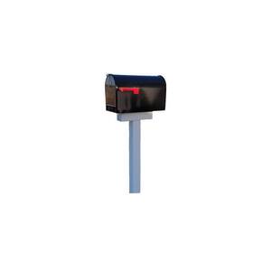 Hp-1wsolo Handy Post Mailbox Stand 42 Inch X15 Corrosion Resistant Decorative White
