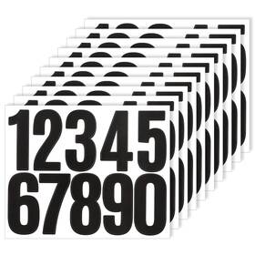 3auxkzpmk Hariendny 596195 2 3 Inch Self Adhesive Number Stickers - 100 Pcs Vinyl House Address Black
