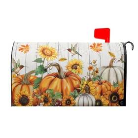 972-gm Harooni Mailbox Covers Magnetic Standard Size 18x21inch Fall 21x18 Inch Sunflower