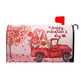 Harooni Pqfpqf23101988e76d8b Valentine Gnomes Mailbox Standard Size 18 Inch X 21 Pink Truck Holiday Magnetic