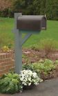 Ad-mlbx1-cge Hazleton Id 169630 Coastal Teak Post Mailbox