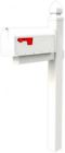 Hce11wwpw Gibraltar Mailboxes Everton Elite White Heavy Duty Steel 0046462009595
