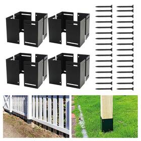 Pb01 Heidibear Black Adjustable Post Protector Mailbox Range 3.35-