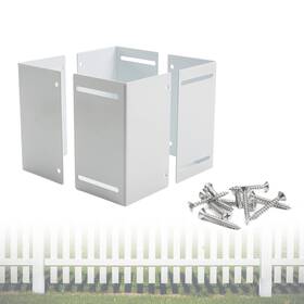 Pw01 Heidibear White Adjustable Post Protector Mailbox Range 3.35-