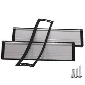 144202 Heyon Inc. Draft Dodger 10.75 Inch Insulated Standard Glossy White On Black
