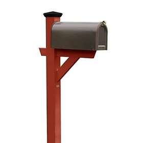 Ad-mlbx1-red Highwood 196771006201 Hazleton Mailbox Post Rustic Red