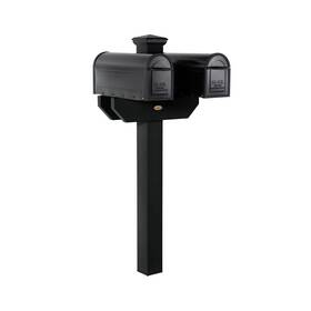 Ad-mlbx2-bke Highwood Hazelton Two-sided Mailbox Post Black