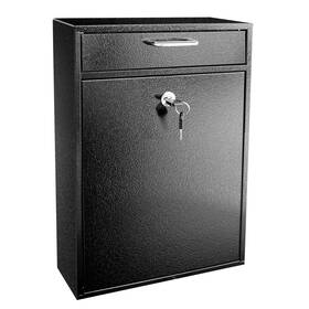 Hlmt-001 Hlilbte Wall-mount Mailbox Morden Metal Mailboxes For Outside Security Drop Box Wit