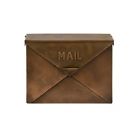 Holder Copper Metal Vintage Wall Mailbox Classic Mount Mail Letter