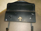 Holder11 2 Lid Metal 1 Mailbox " 4 Emblem Black Lift Newspaper Vintage