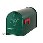 Home Steel Mailboxes Us Large Rural Resident Green Mail Post Posts Mailbox