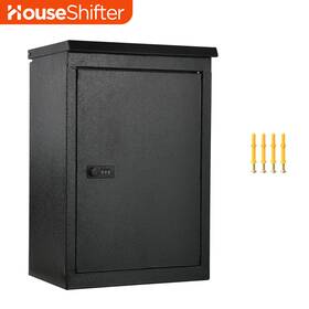Houseshifter 197839365322 13 Inch Wall Mount Mailbox Parcel Box Storage Delivery Package Letter Steel Slot Bin
