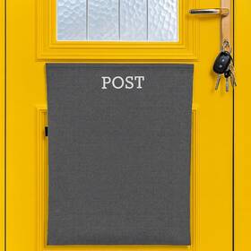 Howsehold 445040493444 Post Catcher Bag For Mail Slots Letter Boxes Grey No Tools Or Screws Needed N