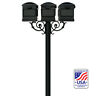Hpws3-us-000-lm Qualarc The Hanford Triple Mailbox Post System With 850001174251