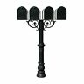 Hpws4-700-e1 Qualarc The Hanford Mailbox Post System Quad With 814728016379
