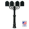 Hpws4-us-700-e1 Qualarc The Hanford Quad Mailbox Post System With 850001174336