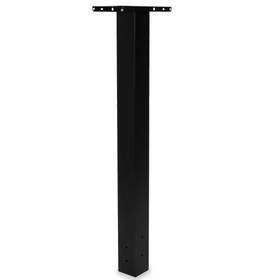 Ilyapa 840013437208 Black Mailbox Post For Outside Modern 43x4x4 Inch Metal Sleeve With Two