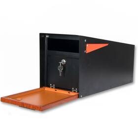 Ilyapa 840013440444 Locking Mailbox With Lock And Key Modern Mailboxes For Outside Post Mount - B