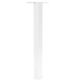 Ilyapa 840013440710 White Mailbox Post For Outside - 43x4x4 Inch Modern Meta Mail Box Sleeve