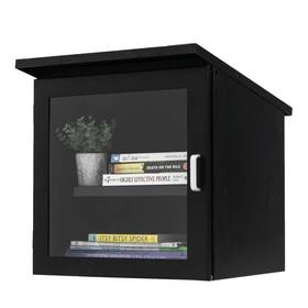Il-mlitlib2-bk Ilyapa Outdoor Library Book Box - Free Literature Exchange Kit Black Steel 16x14x17