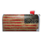 Im-mc-usflg Magnet America American Flag Grunge Magnetic Mailbox Cover 737534526415