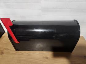 T2s00bam  Inc. Elite Large Steel Post Mount Mailbox Black