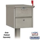 4325d-nic Industries Mailbox Salsbury - Designer Roadside Nickel-mailbox